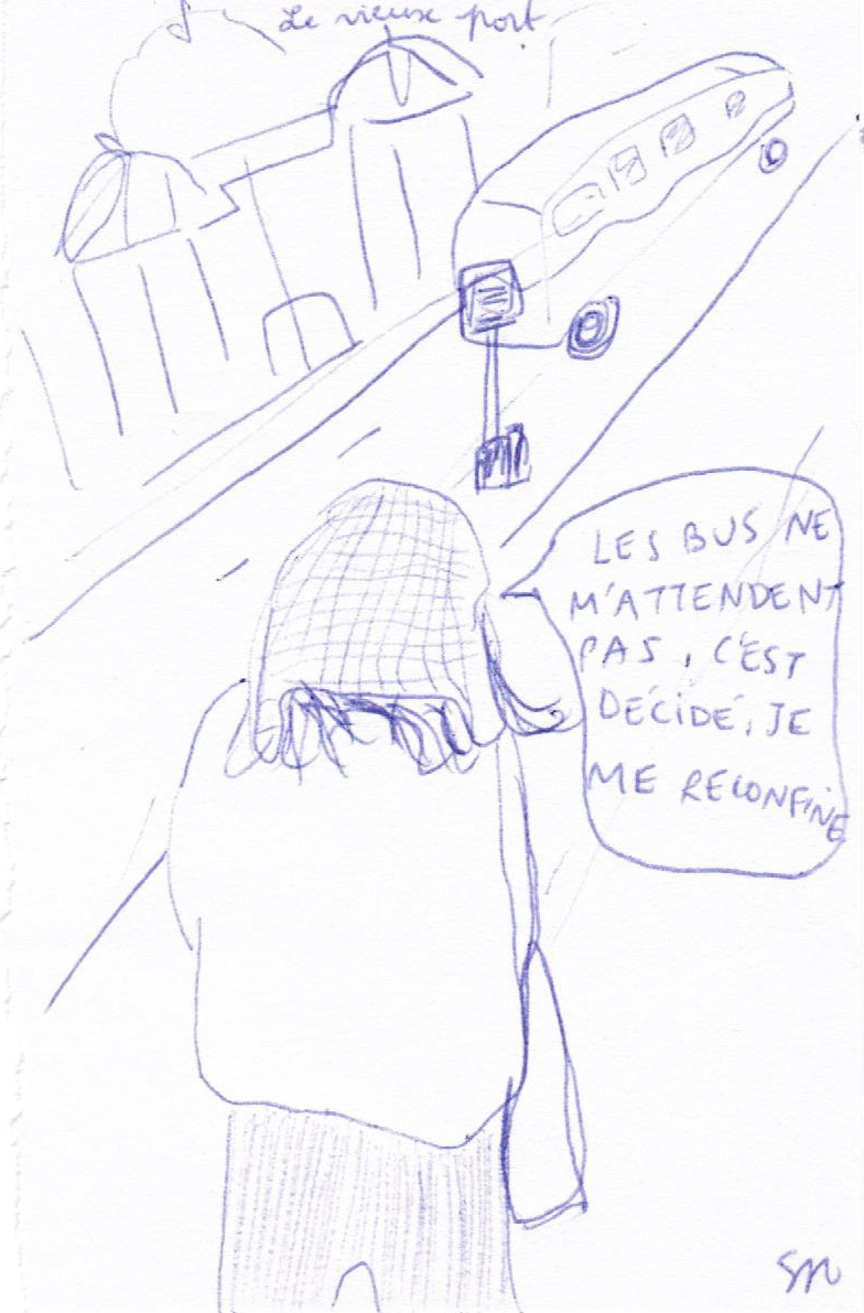 Je retourne bricoler chez moi.