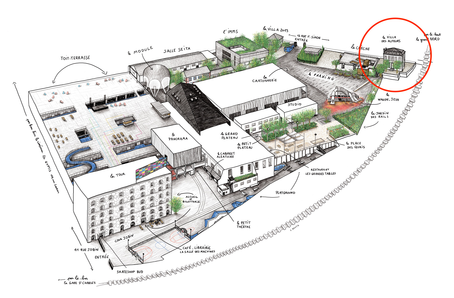 Plan de la Friche